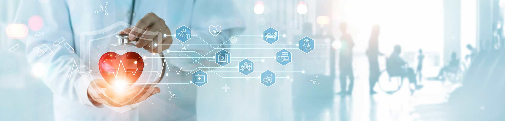 Infografik Medizinnetzwerk